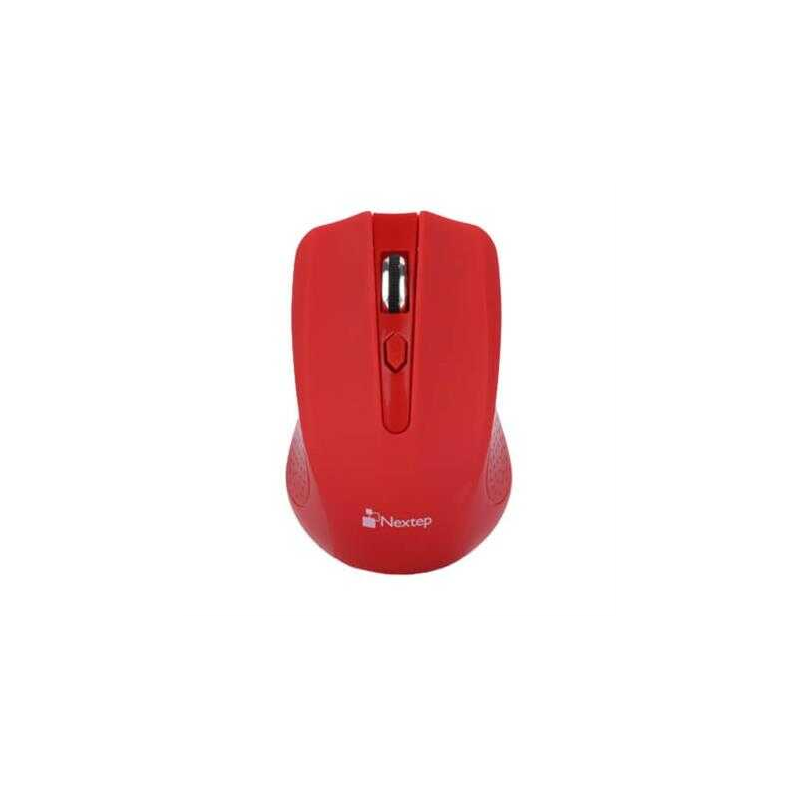 Mouse Nextep Inalambrico Rojo