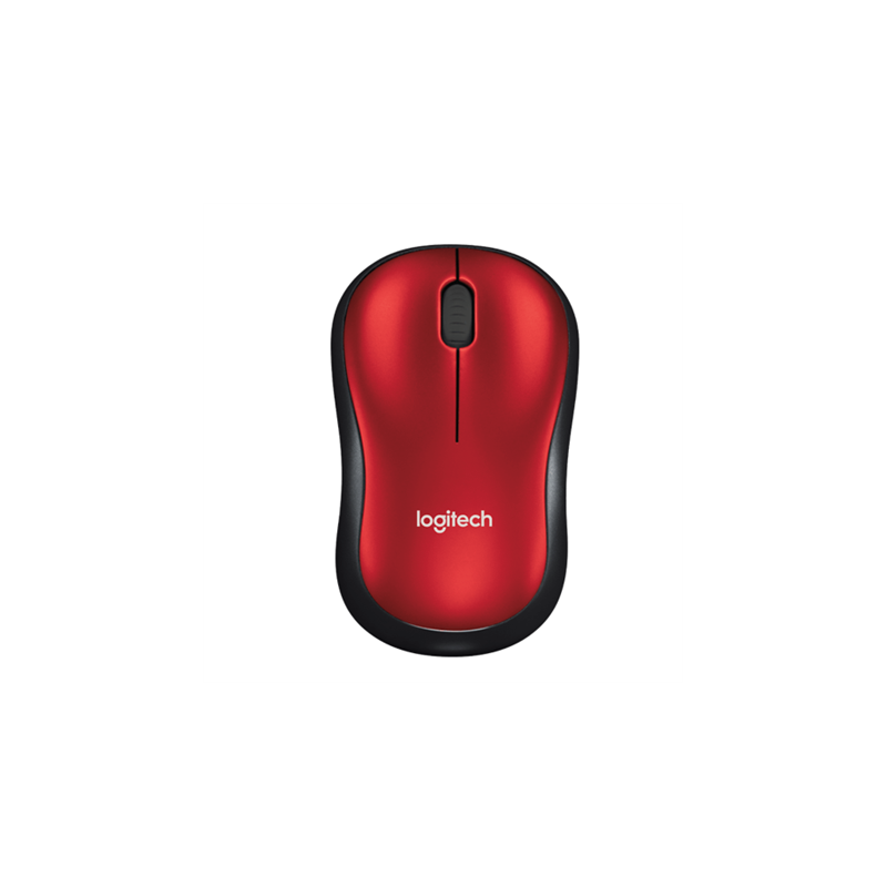 Mouse Nextep Para Computo Usb Inalambrico Rojo/Gris