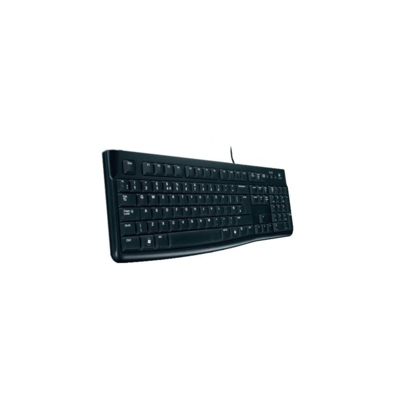 Teclado Logitech K120 Antisalpicaduras Negro