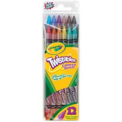 Lapices Crayola Twistables Estandar Surtido C/12Pz