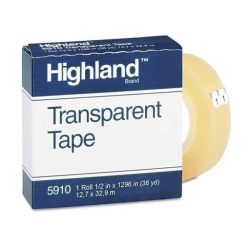 5910 Tape 1/2"X36Y Trans Highl