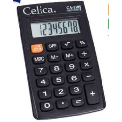 Calculadora Bolsillo Celica Ca-310S Bateria Aa 8 Digitos