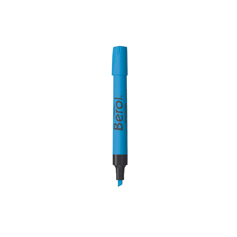 Marcador Berol Fluorescente Azul