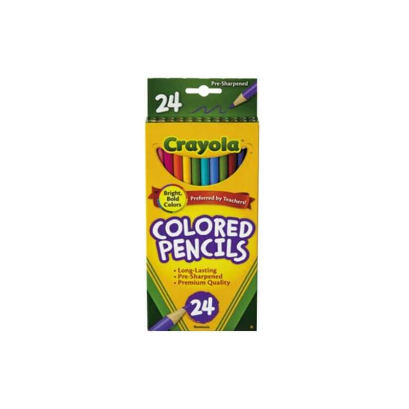 Lapices Crayola Colores Largos Surtido C/24Pz