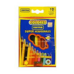 Lapices Norma Largos Super Hexagonal C/12Pz