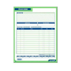 Block Poliza Cheque Estrella T/C 25 Hojas