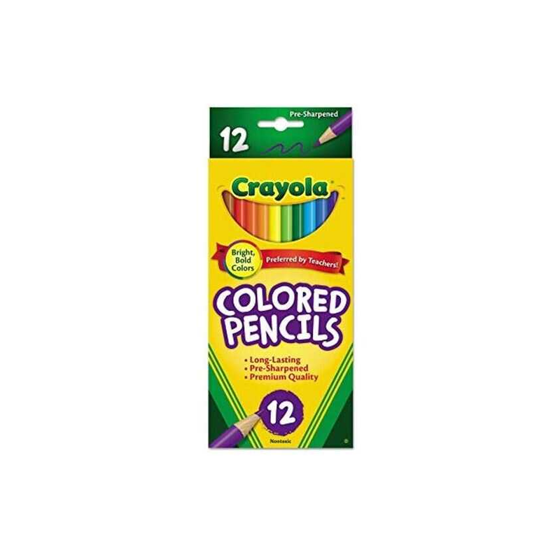 Lapices Crayola Colores Largos Surtido C/12Pz