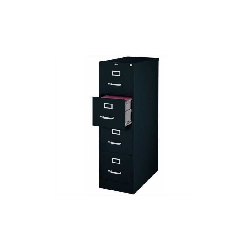 Archivero Hirsh T/C Metal 4Gav C/Candado Negro
