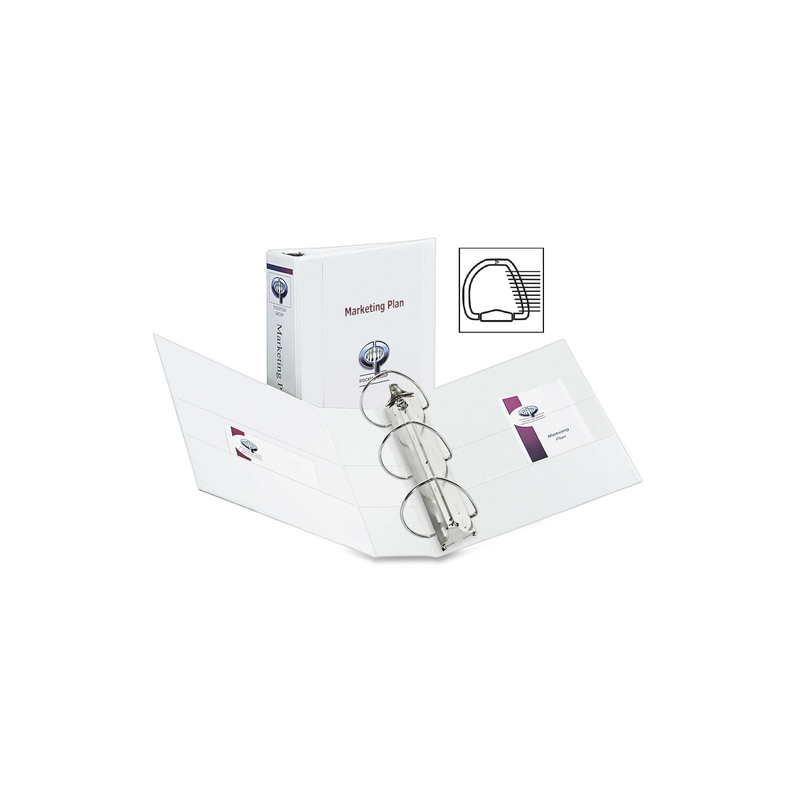 Carpeta Avery 4" Capacidad C/Mica T/C 3 Aros D Blanca