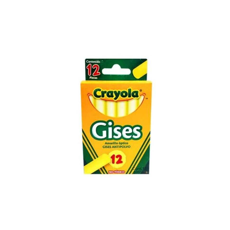 Gises Optico Crayola Amarillo C/12