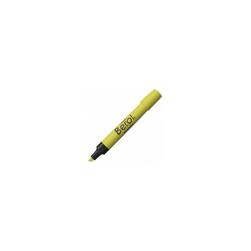 Marcador Berol Fluorescente Amarillo