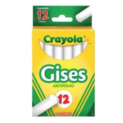 Gises Crayola Blanco C/12Pz