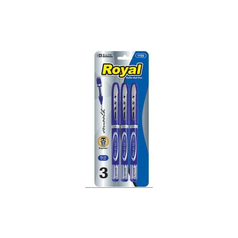 Bazic 1722- 24 Royal Blue Rollerball Pen