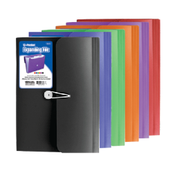 Pocket Letter Size Poly Expanding File