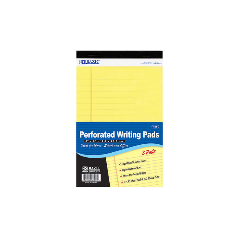 Perf Pad 5X8" Wht