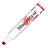 Marcador Magistral Para Pizarron Punta Cincel Clasico Rojo