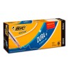 Pluma Bic Clasica Cristal C/Tapa .7Mm Punto Medio Negro C/12Pz