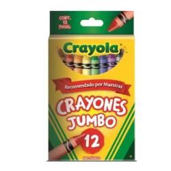Crayones Crayola Jumbo Colores Surtidos C/12Pz