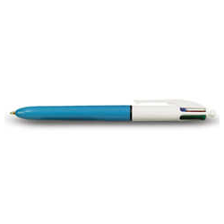 Pluma Bic Retractirl 1.0Mm Punto Medio 4 Colores