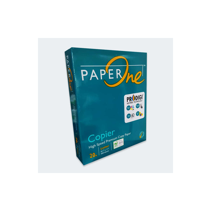 Papel Bond Paperone T/C 70G 96Br Verde 500 Hojas