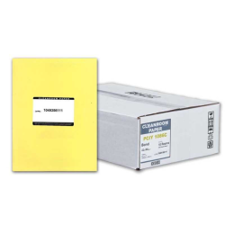 Papel Bond Cuarto Limpio 22 T/C Amarillo 250 Hojas