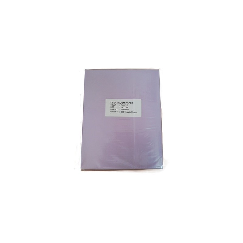 Papel Bond Cuarto Limpio 22 T/C Morado 250 Hojas