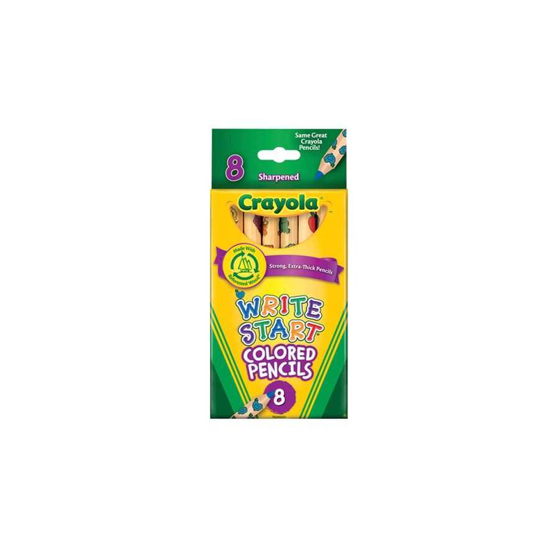 Lapices Crayola Mis Primeros Colores Cortos Surtido C/8Pz