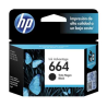 Cartucho De Tinta Hp 664 Inkjet Negro 120Pg