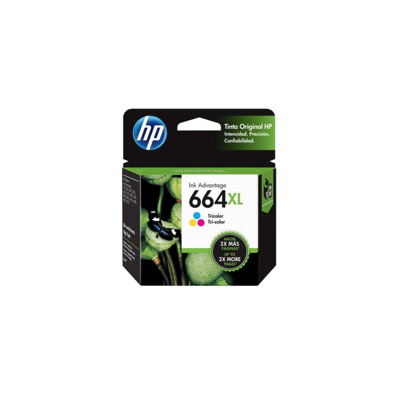 Cartucho De Tinta Hp 664Xl Inkjet Tricolor 330Pg