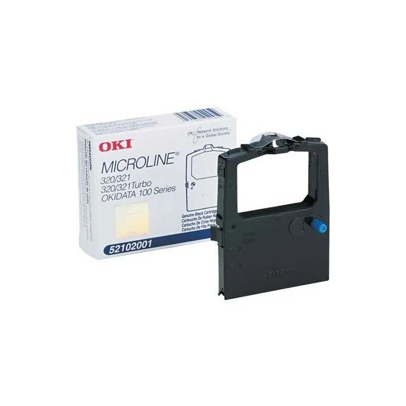 Okidata 182 Ribbon Nyl Blk