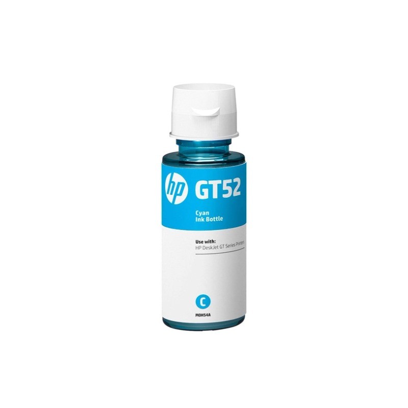 Botella Tinta Hp Gt52 Cian
