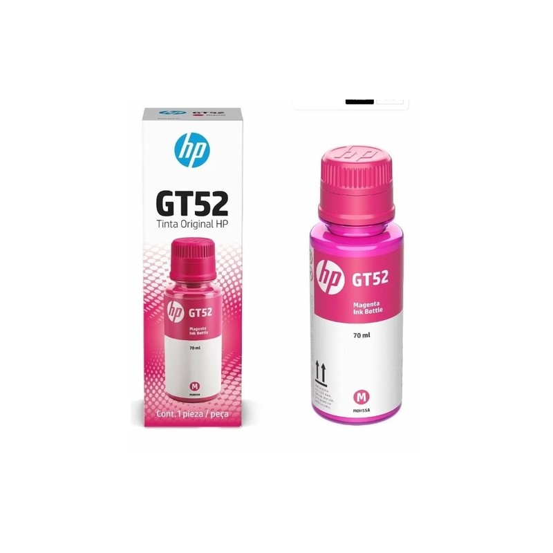 Botella Tinta Hp Gt52 Magenta