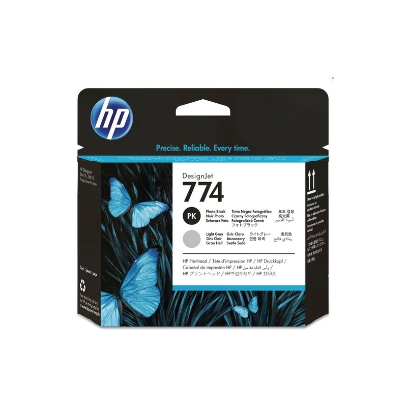 Cabezal Hp Lf 774 Negro Fotográfico - Gris Claro